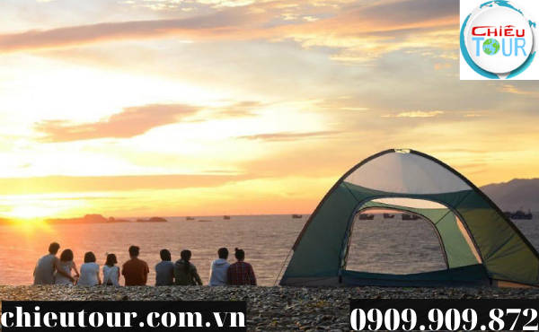Cắm Trại và ngắm hoàng hôn tại Hòn Chùa