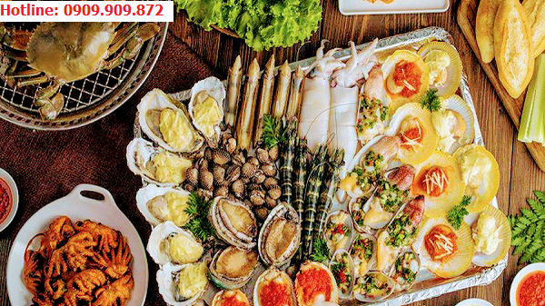 Tiệc BBQ hải sản nướng
