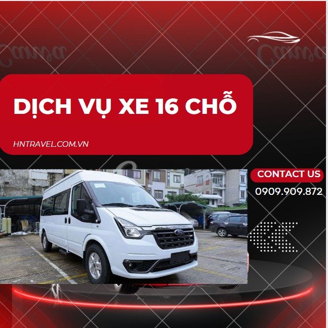 Dịch vụ cho thuê xe 16 chỗ tại Cần Thơ