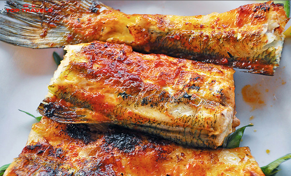 Cá Xương Xanh nướng