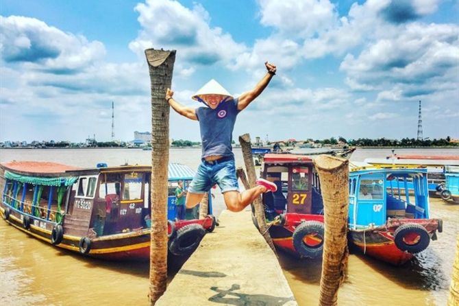 Bến tàu 30/4 tại Mỹ tho