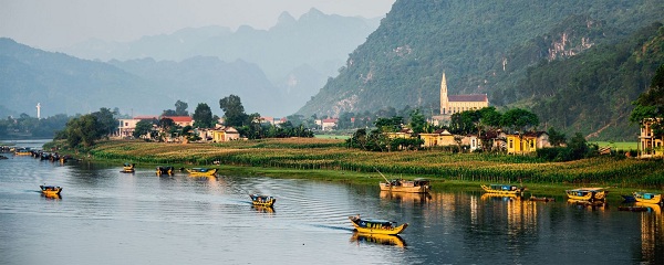 Sông Son thơ mộng và hữu tình tại Quảng Bình