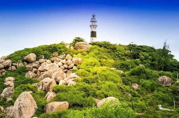 Hải đăng trên Cù lao Xanh tại Quy Nhơn