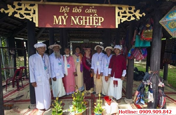 Làng Dệt thổ cẩm Mỹ Nghiệp tại Ninh Thuận