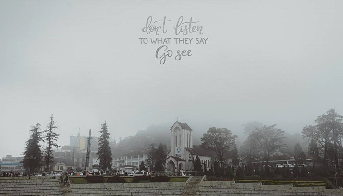 Hình ảnh Nhà thờ đá Sapa tại Lào Cai