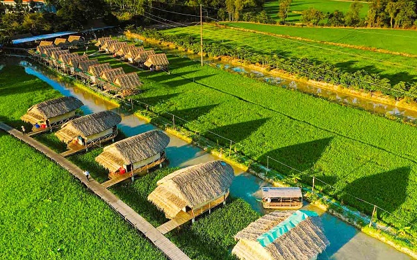 Hình ảnh khu sinh thái Mỹ Phước Thành từ trên cao