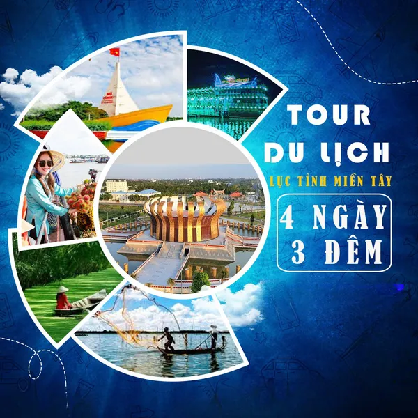 Tour Sài Gòn Miền Tây 4 Ngày 3 Đêm Tết Dương Lịch