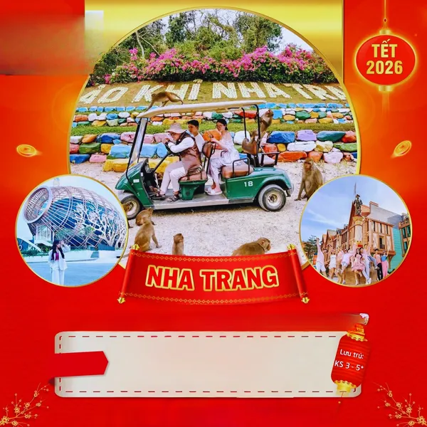 Tour Tết 2026 Nha Trang Đà Lạt 5 Ngày 4 Đêm