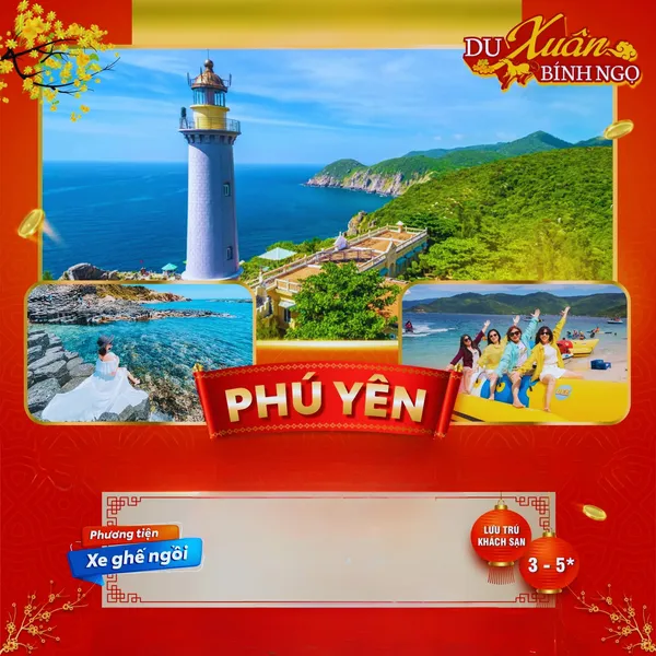 Tour Tết 2026 Quy Nhơn Phú Yên Xe Giường Nằm
