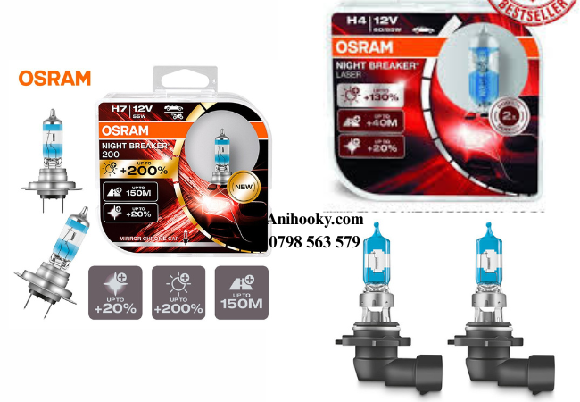 bóng đèn led Osram Night Breaker Laser – Độ sáng vượt trội bóng đèn led Osram Night Breaker Laser – Độ sáng vượt trội