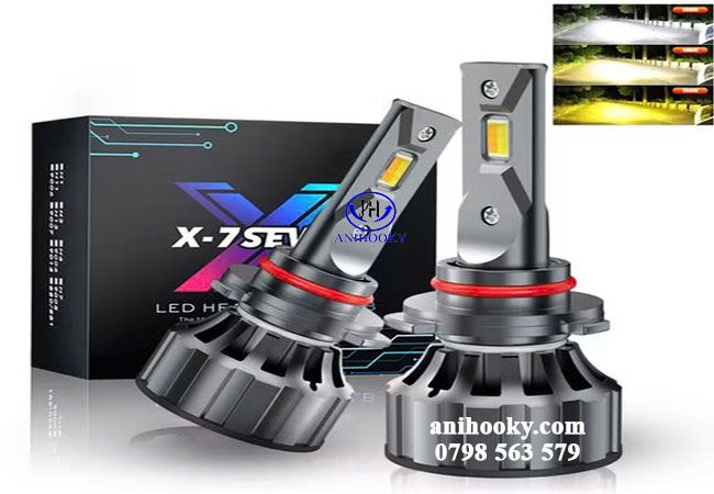 Đèn LED Chân H11 X-7Seven có tuổi thọ cao, ánh sáng rõ nét, thiết kế hiện đại và ít tỏa nhiệt Đèn LED Chân H11 X-7Seven có tuổi thọ cao, ánh sáng rõ nét, thiết kế hiện đại và ít tỏa nhiệt