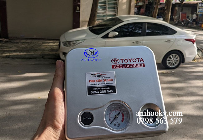 bơm lốp toyota bơm lốp toyota