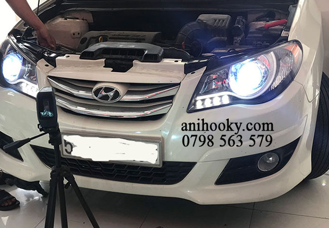 nên điều chỉnh góc chiếu sáng cho đúng khi lắp đèn xenon nên điều chỉnh góc chiếu sáng cho đúng khi lắp đèn xenon