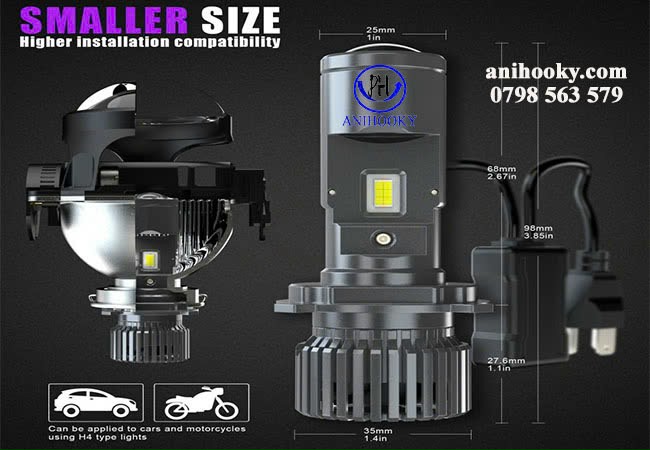 mức tiêu thụ và hiệu suất bóng đèn led h4 cao mức tiêu thụ và hiệu suất bóng đèn led h4 cao