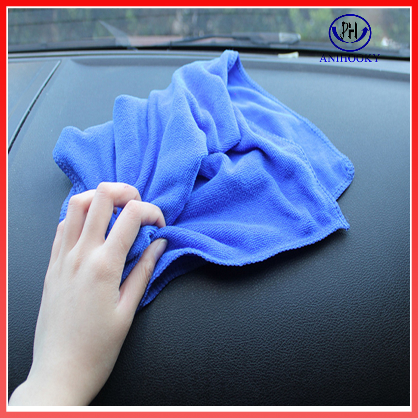 Khăn lau xe ô tô Anihooky sợi vải siêu mềm mịn –thấm hút nhanh – không xước xe.
