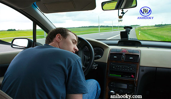 ngủ gật trên ô tô ngủ gật trên ô tô