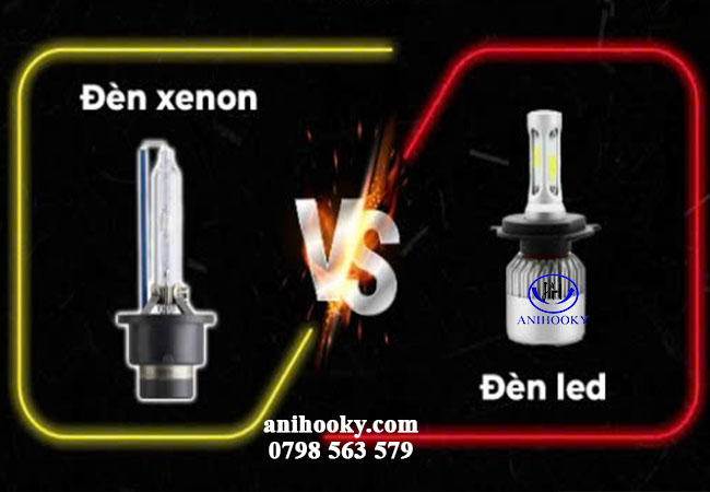 so sánh bóng đèn led với đèn xenon so sánh bóng đèn led với đèn xenon