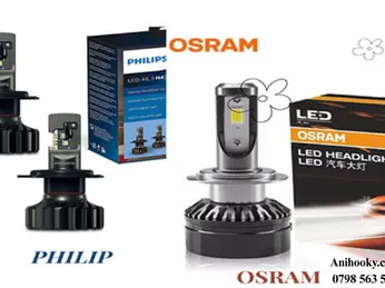 So sánh đèn LED ô tô Osram và Philips: Nên chọn loại nào?