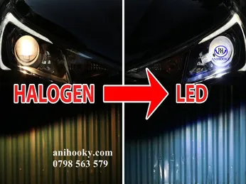 Thay thế đèn halogen bằng đèn led có hiệu quả không?