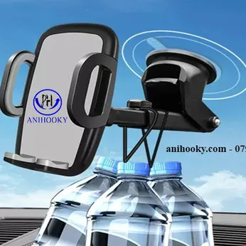 Giá đỡ điện thoại, kẹp điện thoại dán trên kính chắn gió ô tô siêu chắc, bền, chất lượng