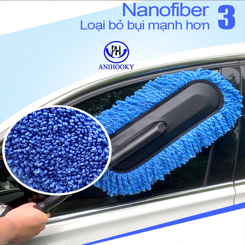 Chổi lau ô tô Anihooky Sợi siêu mềm mịn - làm sạch nhanh - không trầy xe