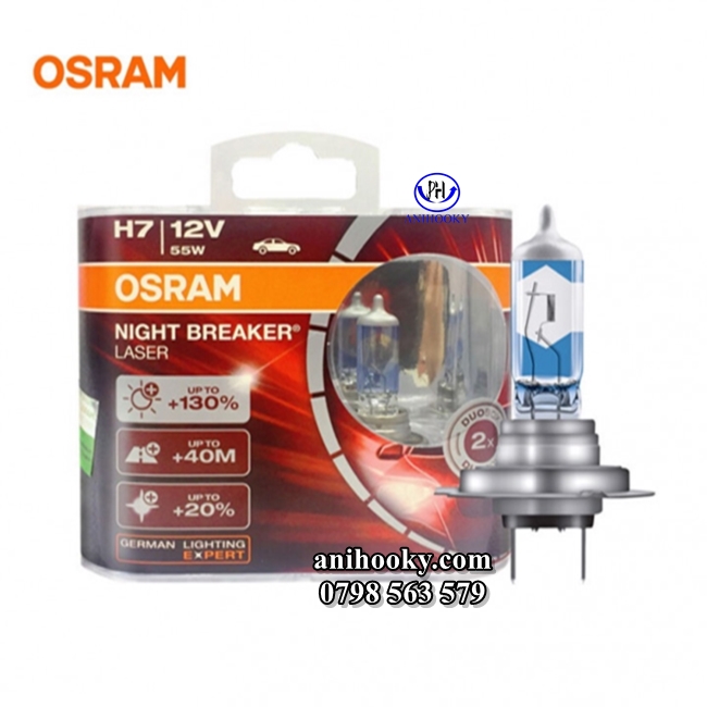 bóng đèn LED gầm hiệu Osram Night Breaker Laser bóng đèn LED gầm hiệu Osram Night Breaker Laser