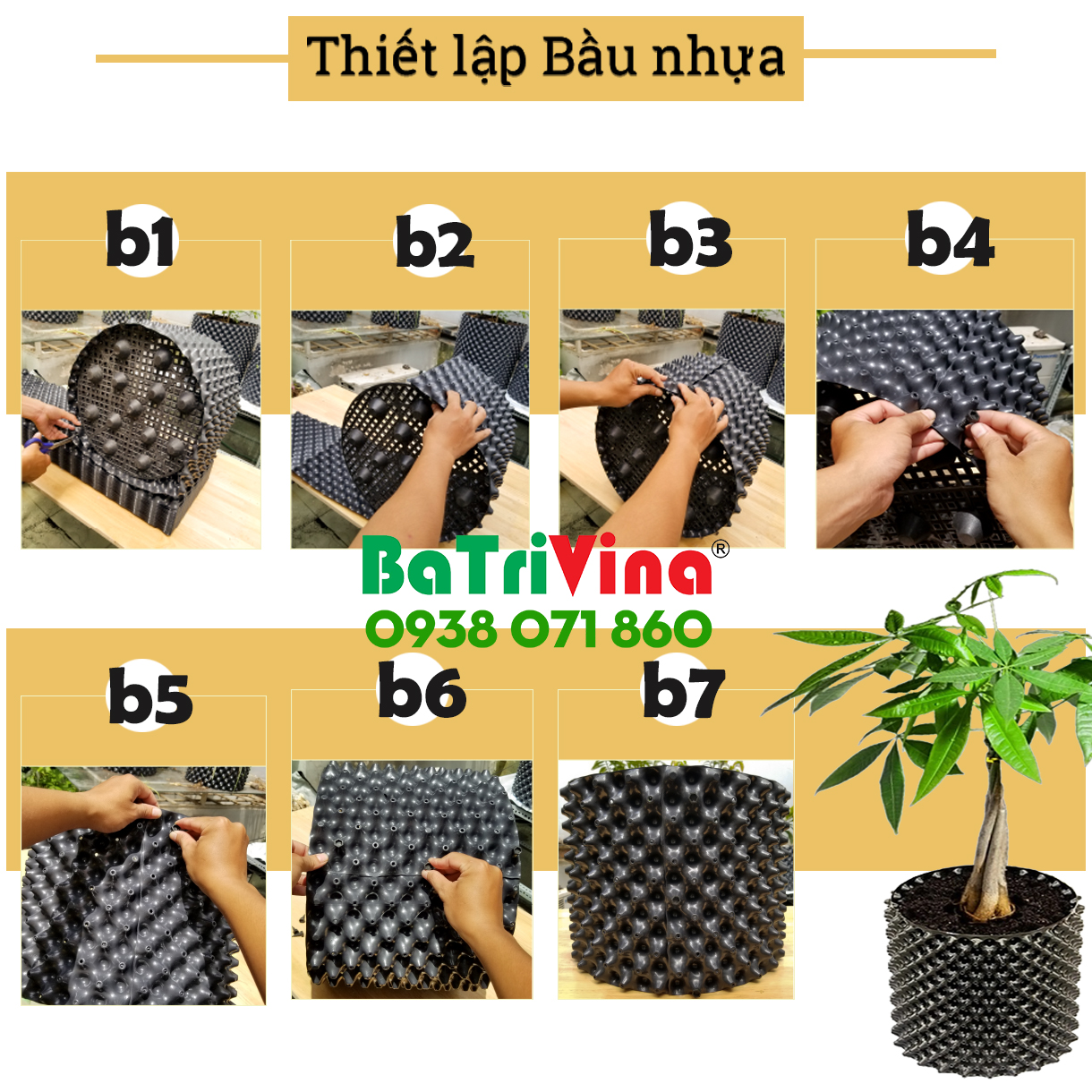 Bầu Nhựa Dưỡng Cây - Cao 40 cm - Dài 50 m