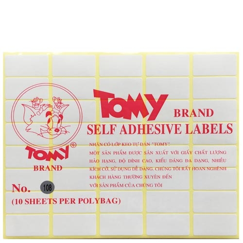 Giấy decal TOMY 108