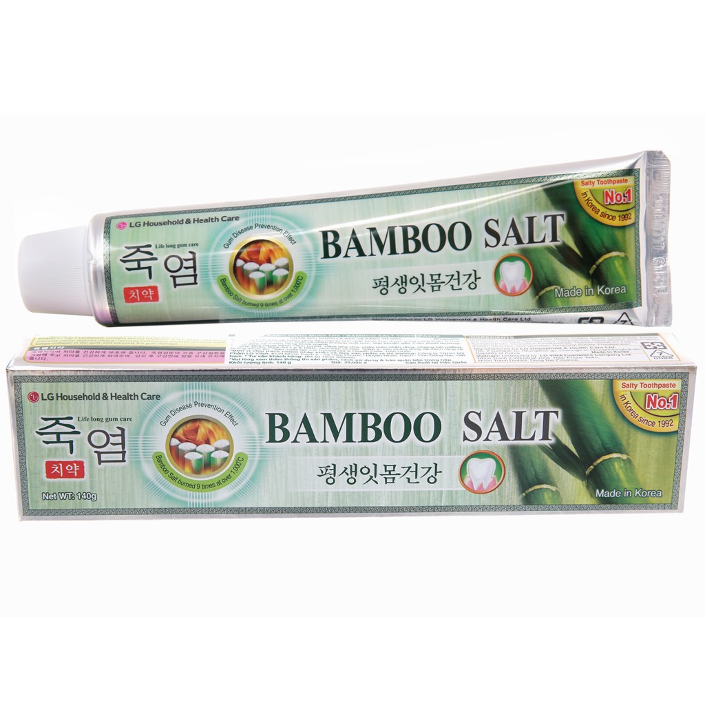 Kem đánh răng Bamboo Salt ( chăm sóc nướu trắng răng tự nhiên ) 140g