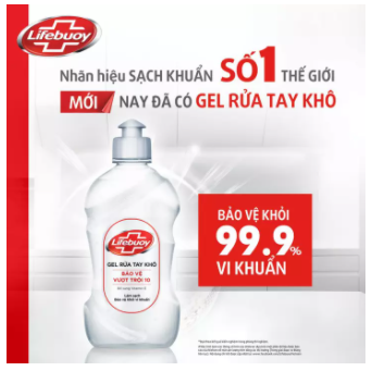 Gel rửa tay khô Lifebuoy 500ml