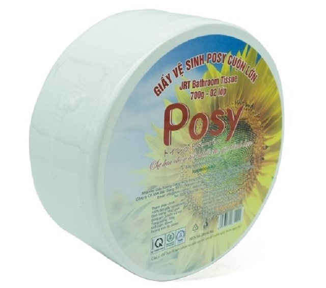 Giấy Vệ Sinh Công Nghiệp Cuộn Lớn Posy 700g