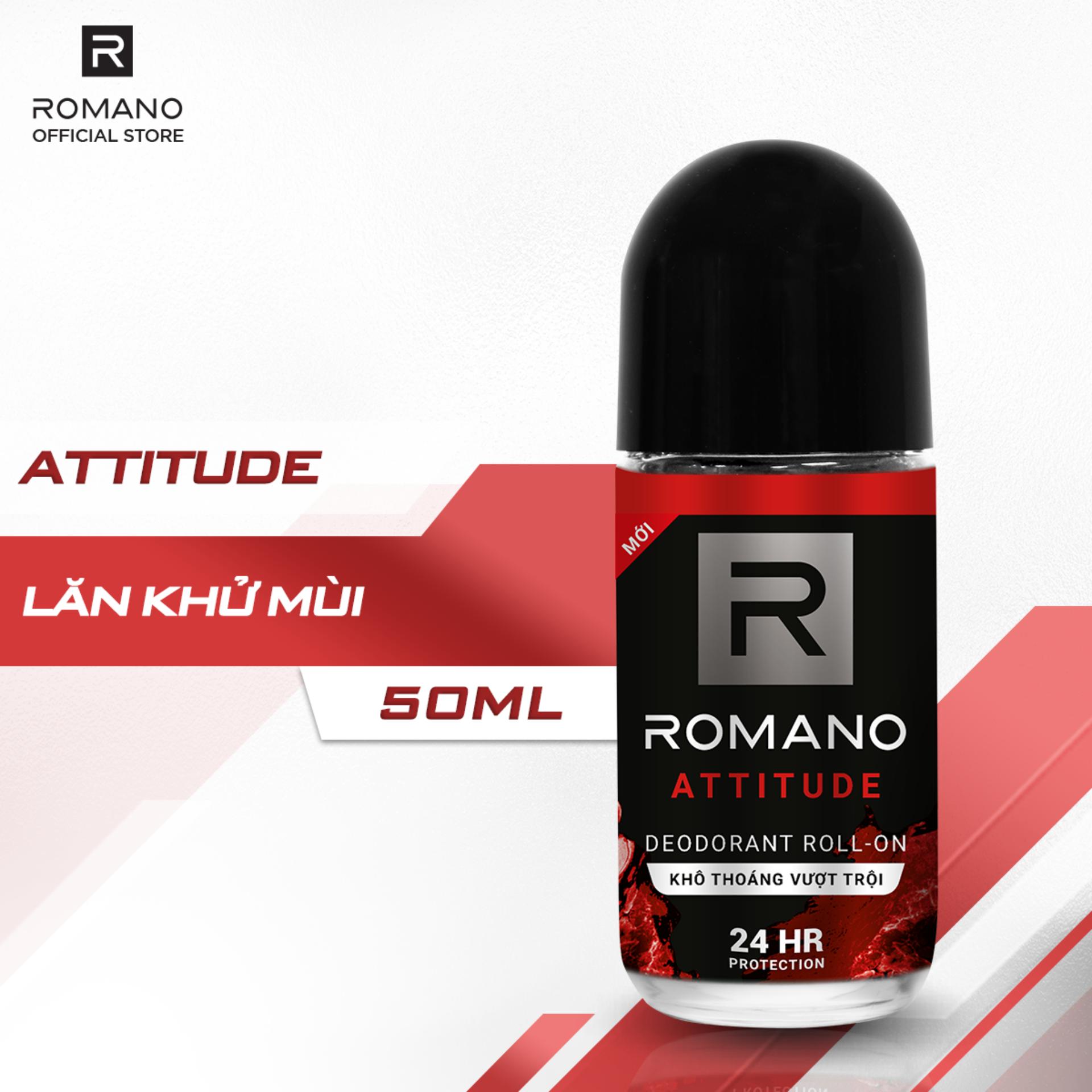 Lăn khử mùi Romano Attitude chai 50ml