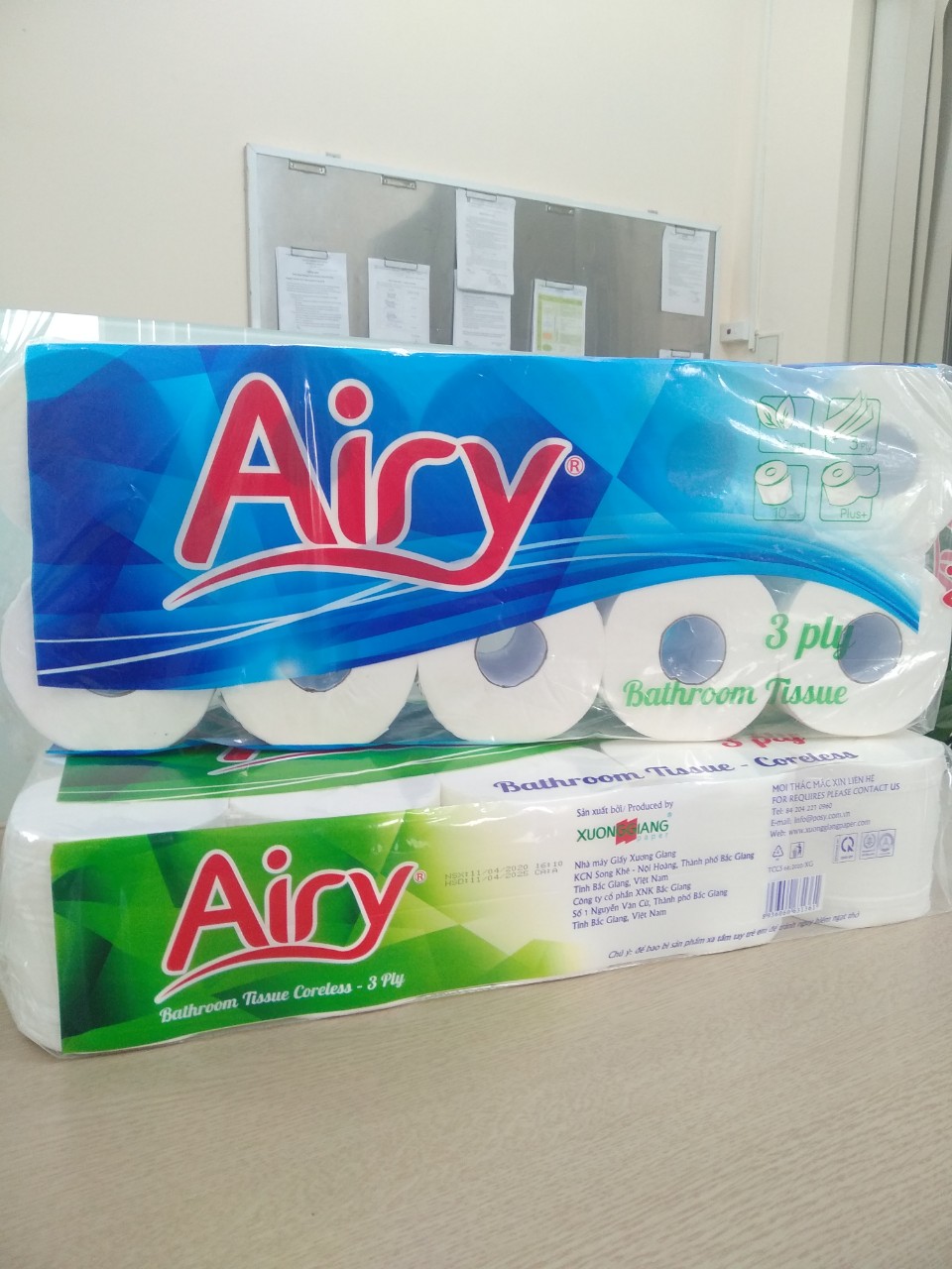 Giấy vệ sinh Posy Airy ( lốc 10 cuộn, 3 lớp )