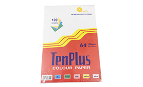 Giấy bìa màu TENPLUS trắng 160gsm