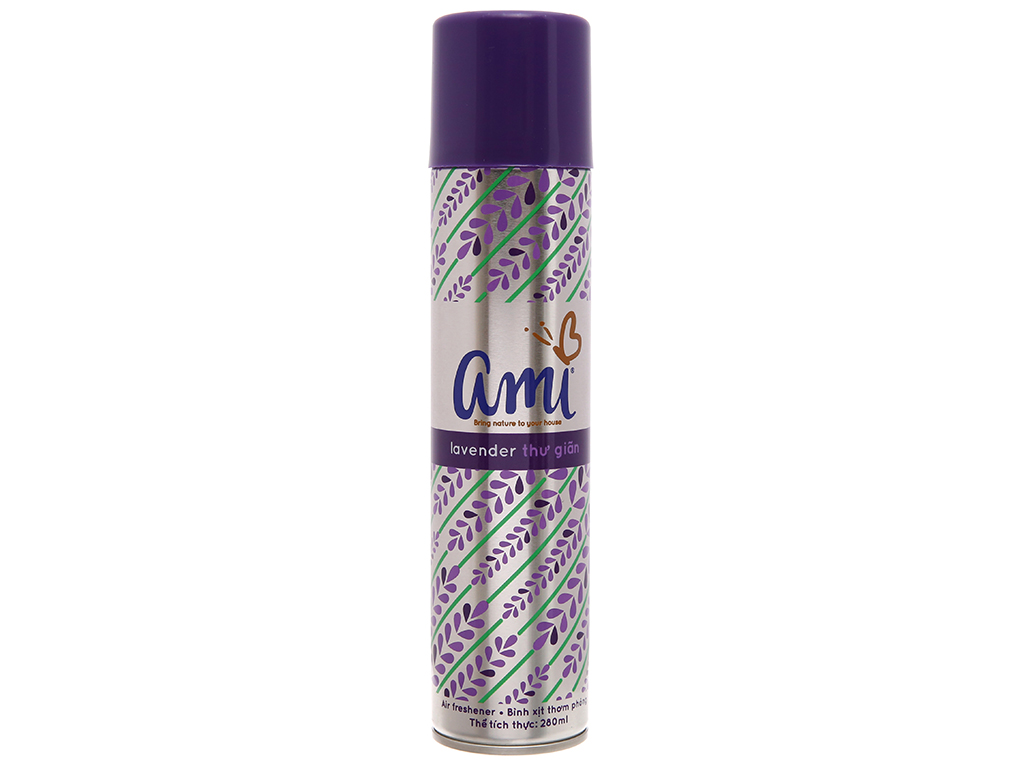 Xịt phòng AMI hương lavender - thư giãn 280ml