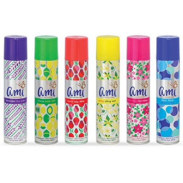 Xịt phòng AMI Roses - say đắm 280ml