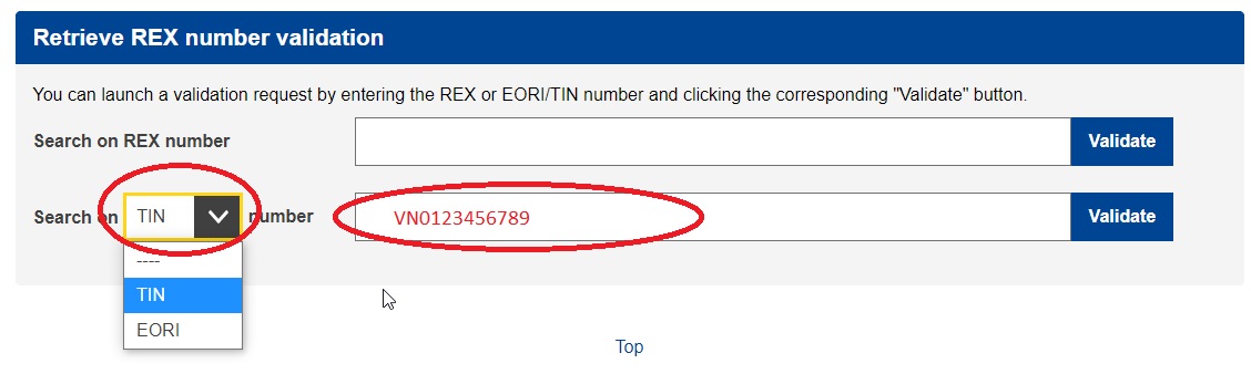 REX (Registered Exporter)