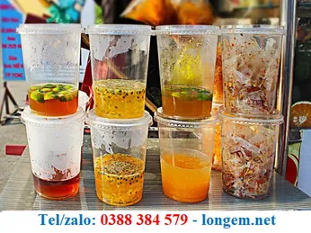 Ly Nhựa Đựng Trà Tắc, Nước Mía 700ml, 1000ml