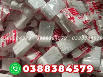 Kho Sỉ Muỗng Nhựa Ăn Cơm Giá Rẻ TPHCM - Loại Dày, Bán Theo Ký (Kg) | LongEm.net