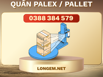 Màng PE quấn pallet PALEX bảo vệ hàng hóa khi lưu kho và vận chuyển