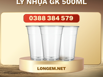 Ly nhựa GK 500ml dùng cho món gì? Cách chọn phù hợp cho quán đồ uống