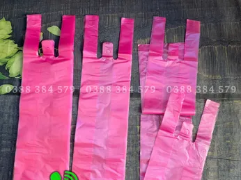 Túi nilon tự hủy – Túi xốp siêu thị 2 quai nhiều màu thân thiện môi trường | Long Em