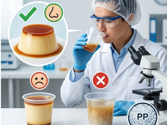 Hủ Flan nhựa PP có mùi nhựa ảnh hưởng đến hương vị món ăn không?