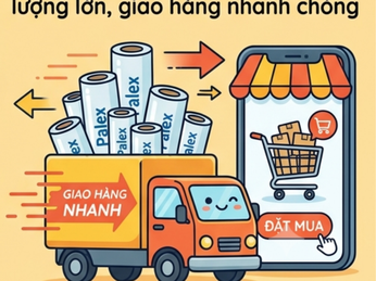 Đặt mua màng PE quấn pallet số lượng lớn, giao hàng nhanh chóng