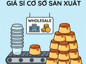 Hủ đựng flan, rau câu giá sỉ cho cơ sở sản xuất bánh