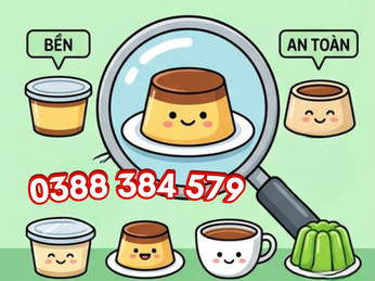Kinh nghiệm chọn hủ flan, rau câu chất lượng, giá hợp lý