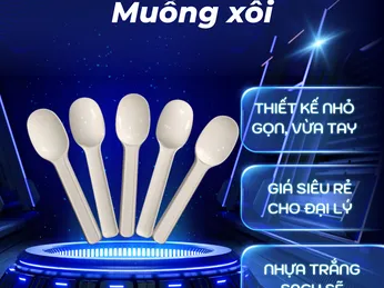 Tổng Kho Muỗng Xôi Nhựa Giá Sỉ TPHCM - Siêu Cứng, Giao Ngay 2H