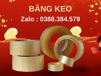 Sỉ Băng Keo Trong 100y, 200y TPHCM - Giá Tốt, Độ Dính Cao