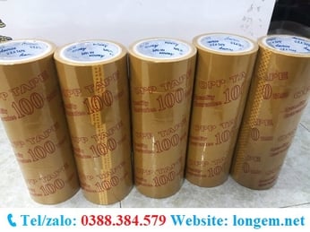 BÁN BĂNG KEO OPP TRONG, ĐỤC NHIỀU KHỔ, NHIỀU ĐỘ DÀY 
