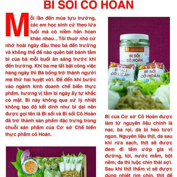 BÌ SỔI CÔ HOÀN